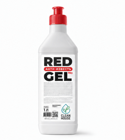 Чистящее средство от известкового налета Red Gel Pro 1 л.