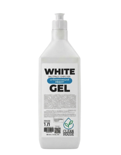 Чистящий гель для ванны, туалета с отбеливающим эффектом White Gel 1л